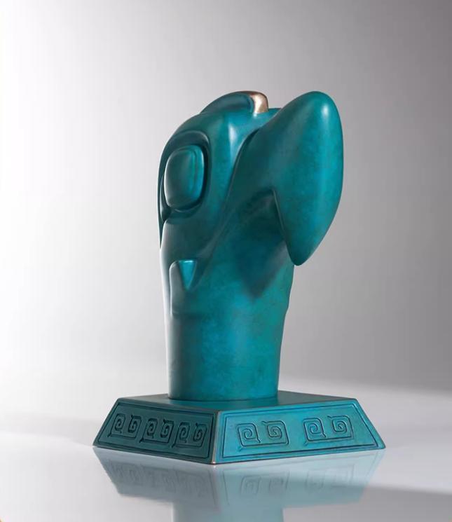 Copper crafts, Bronze Sanxingdui Divine Bird Head crafts, Sanxingdui Bronze Ware, Cultural Relics, Handicrafts, Ancient Shu Kingdom, Desktop ornaments, Home decoration, Gifts for friends, Limited to 100 pieces on this site, free shipping-LECJAS