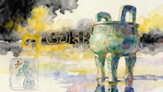 The Story of the Chinese Bronze Vessel "Zilong Ding"!