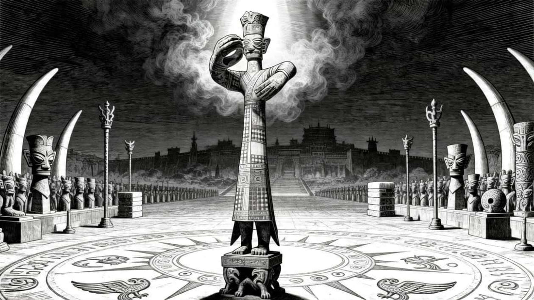 Bronze Standing Figure: Eastern Expressionism of Ancient Shu Sculptors